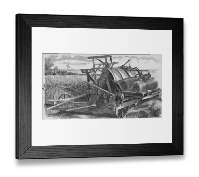 Framed Print : Harvesting Equipment Framed Print : Harvesting Equipment