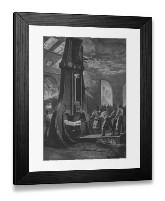 Framed Print : Iron Forge Framed Print : Iron Forge