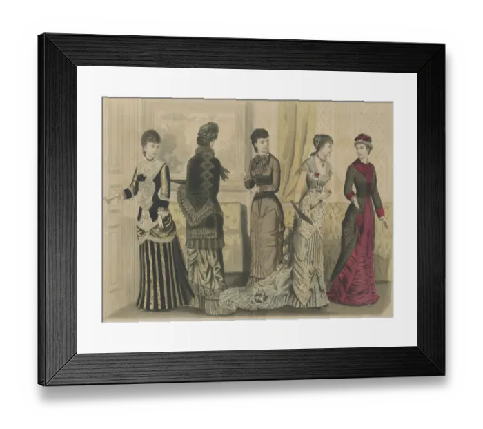 Framed Print : French Fashion Framed Print : French Fashion