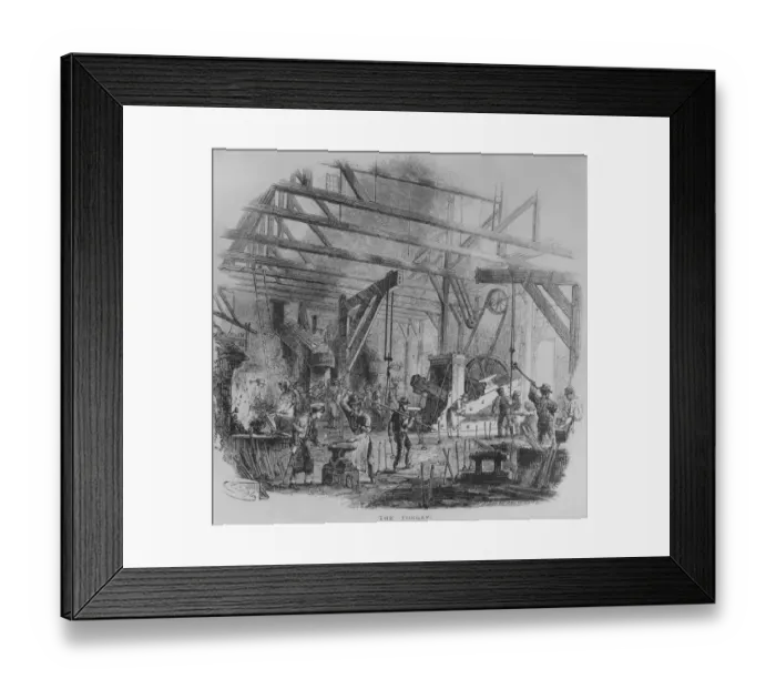 Framed Print : Iron Forge Framed Print : Iron Forge