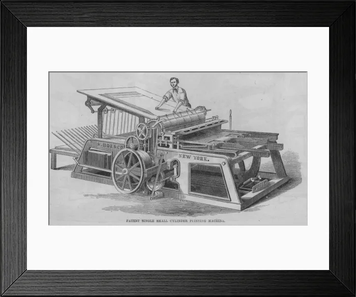 Framed Print : Printing Press Framed Print : Printing Press