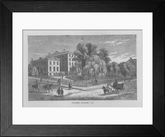 Framed Print : Columbia College