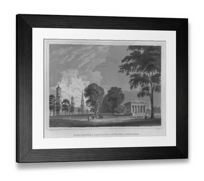 Framed Print : Yale College Framed Print : Yale College