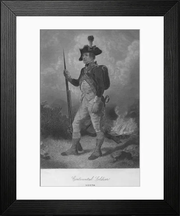 Framed Print : Continental Soldier Framed Print : Continental Soldier
