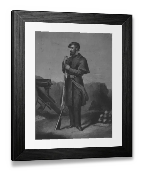 Framed Print : Union Volunteer Framed Print : Union Volunteer