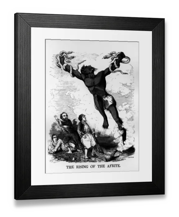 Framed Print : Rising Of The Afrite Framed Print : Rising Of The Afrite