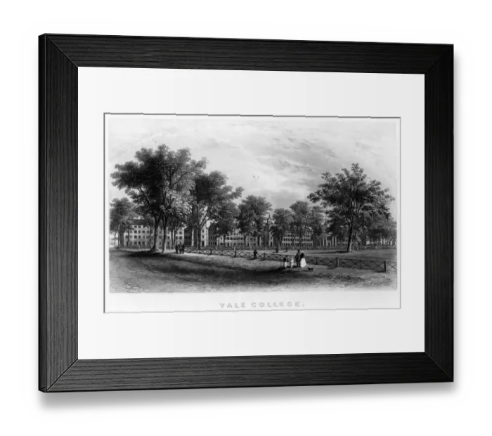 Framed Print : Yale College Framed Print : Yale College