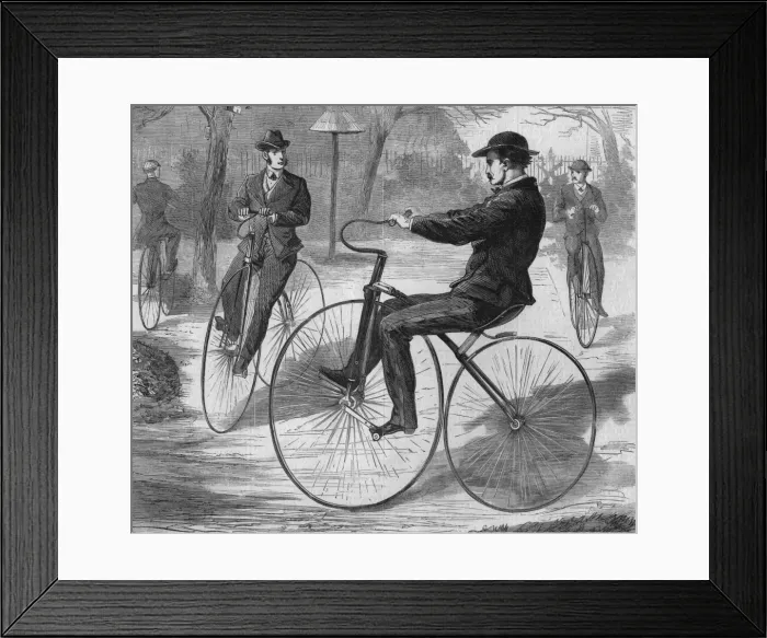 Framed Print : American Cycling