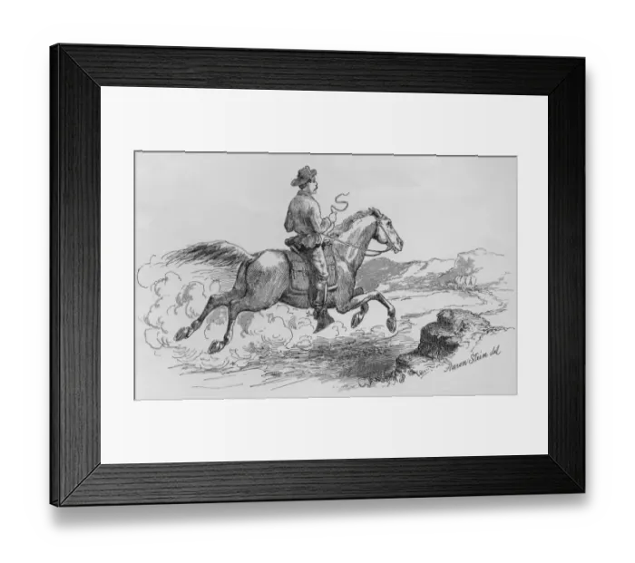 Framed Print : California Pony Express Framed Print : California Pony Express