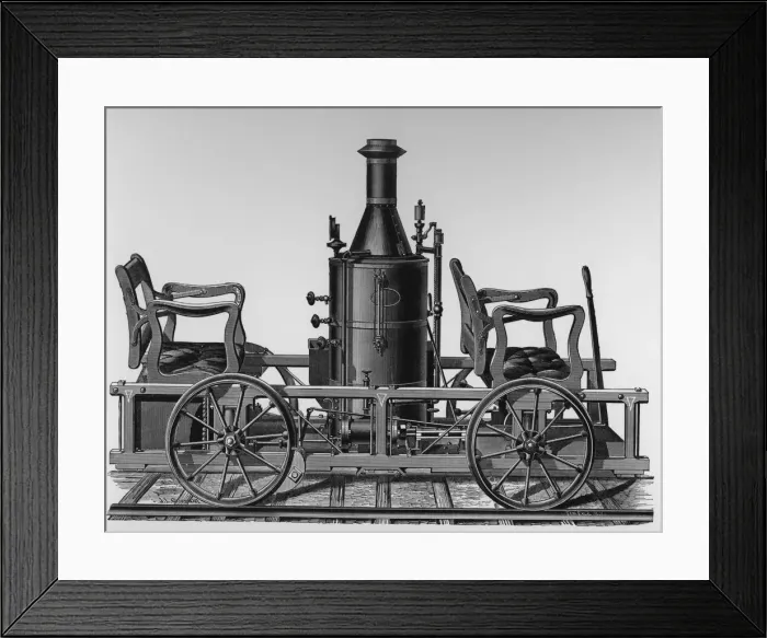 Framed Print : Steam Inpection Car Framed Print : Steam Inpection Car