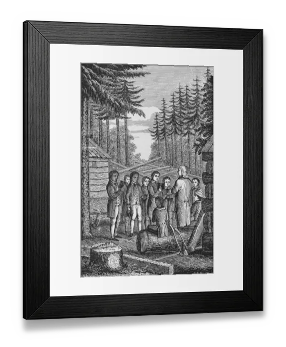 Framed Print : Dartmouth College Founding Framed Print : Dartmouth College Founding