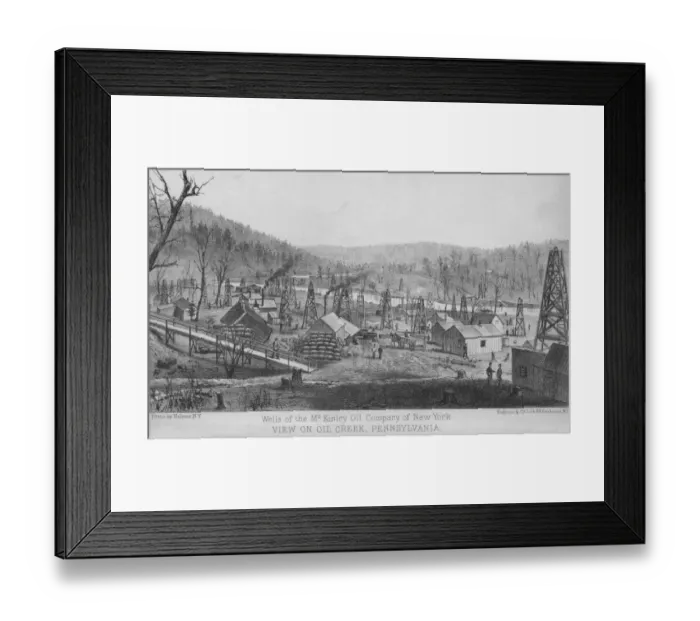 Framed Print : Oil Refinery Framed Print : Oil Refinery
