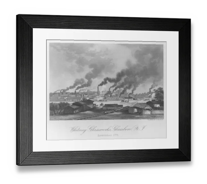 Framed Print : Glassworks In New Jersey Framed Print : Glassworks In New Jersey