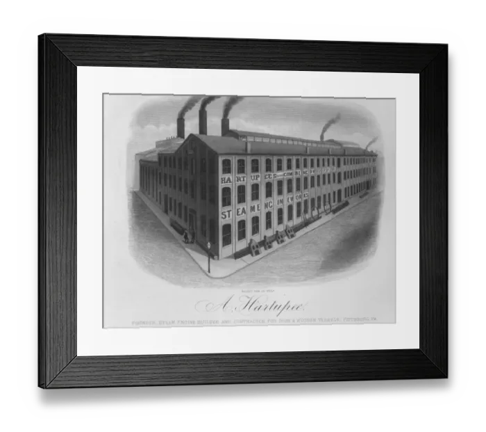 Framed Print : Steam Engine Factory Framed Print : Steam Engine Factory