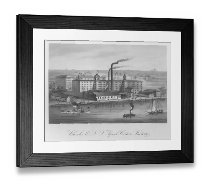 Framed Print : Cotton Factory Framed Print : Cotton Factory