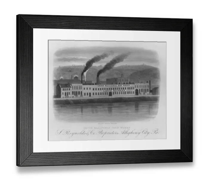 Framed Print : Pennsylvania Iron Works Framed Print : Pennsylvania Iron Works