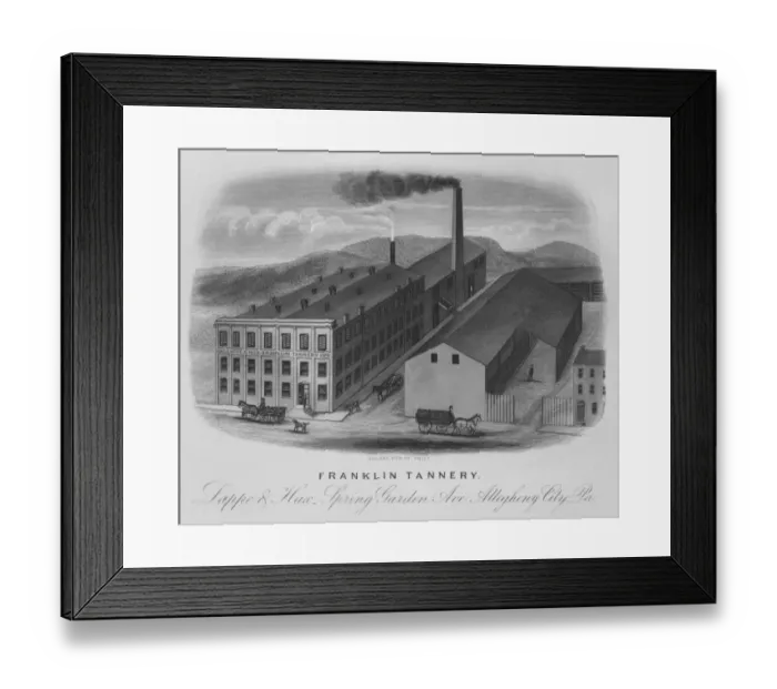 Framed Print : Pennsylvania Tannery Framed Print : Pennsylvania Tannery