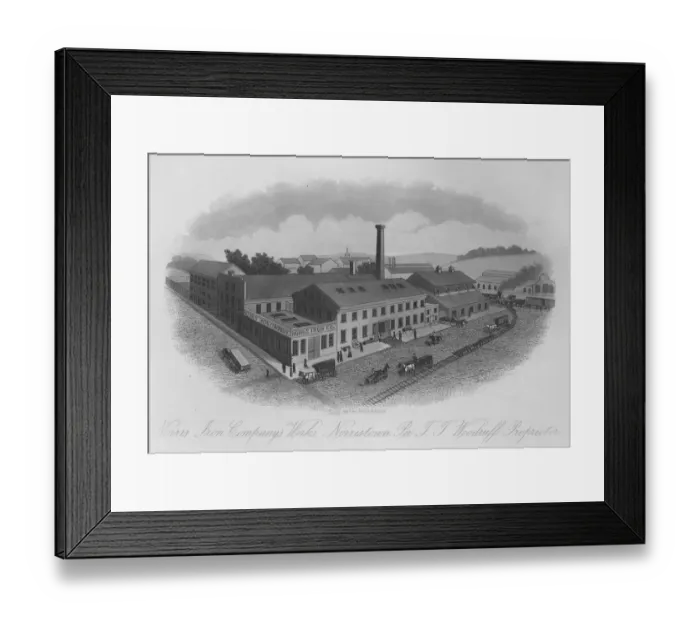 Framed Print : Pennsylvania Iron Works Framed Print : Pennsylvania Iron Works