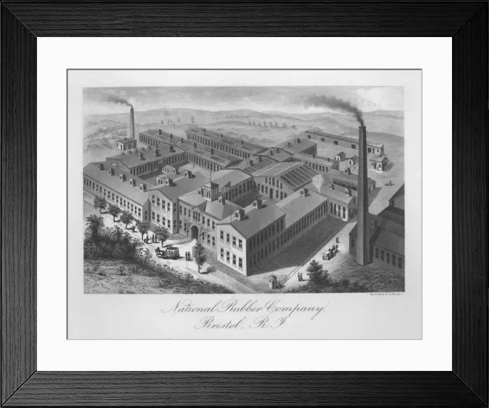 Framed Print : Rubber Factory Framed Print : Rubber Factory