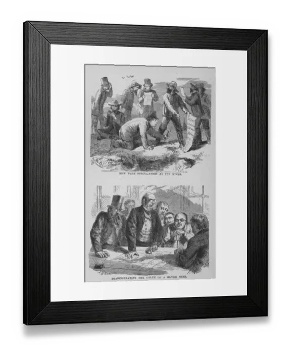 Framed Print : Silver Speculating