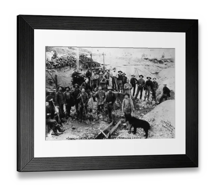 Framed Print : Yukon Gold Mining Framed Print : Yukon Gold Mining