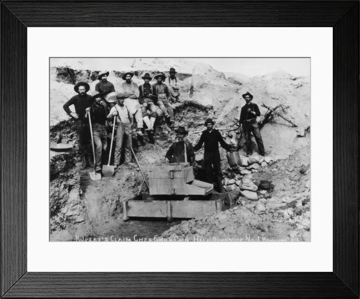 Framed Print : Yukon Gold Mining Framed Print : Yukon Gold Mining