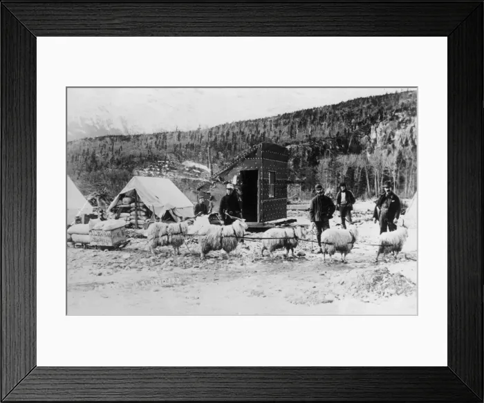 Framed Print : Klondike Gold Mining Framed Print : Klondike Gold Mining