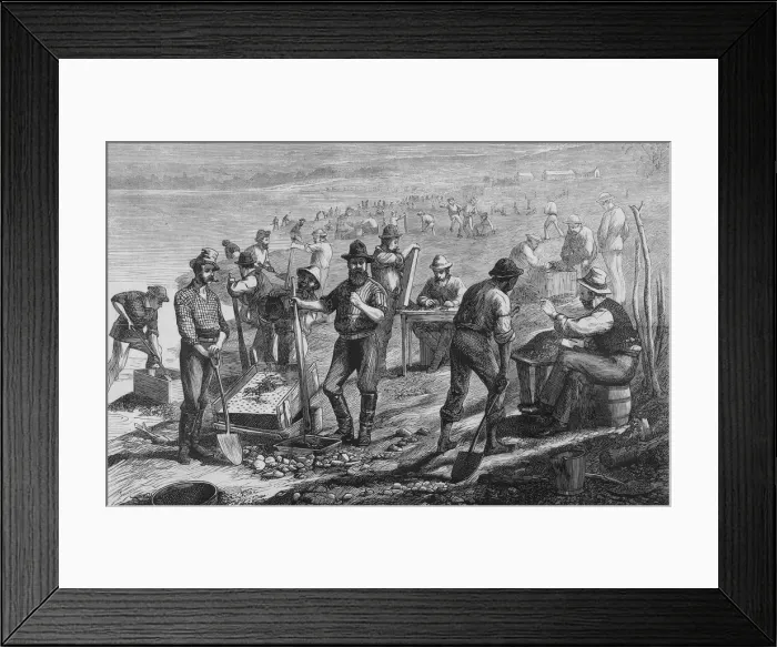 Framed Print : Diamond Mining Framed Print : Diamond Mining