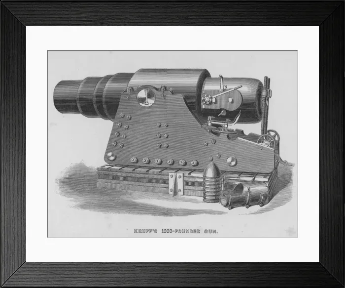 Framed Print : Krupps Great Gun Framed Print : Krupps Great Gun