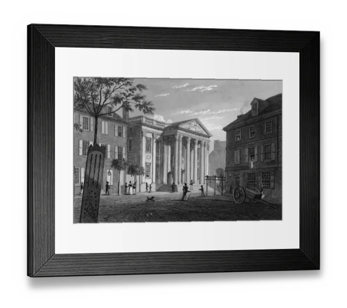 Framed Print : First Bank Of The United States Framed Print : First Bank Of The United States