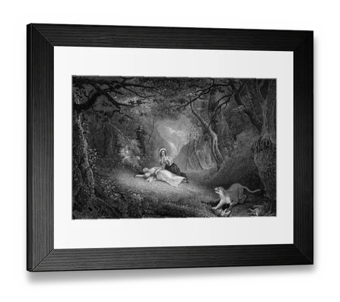 Framed Print : The Panther Scene, From The Pioneers Framed Print : The Panther Scene, From The Pioneers