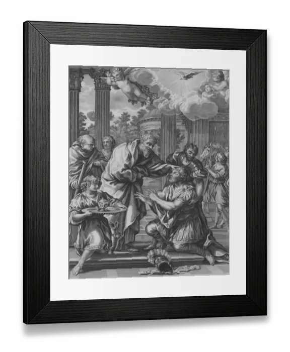 Framed Print : Saul Receiving His Sight Framed Print : Saul Receiving His Sight