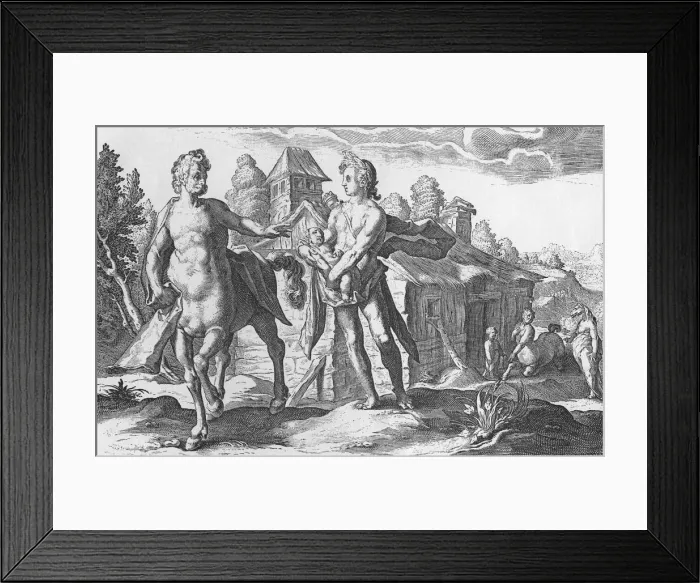 Framed Print : Asclepius Presented To Chiron Framed Print : Asclepius Presented To Chiron