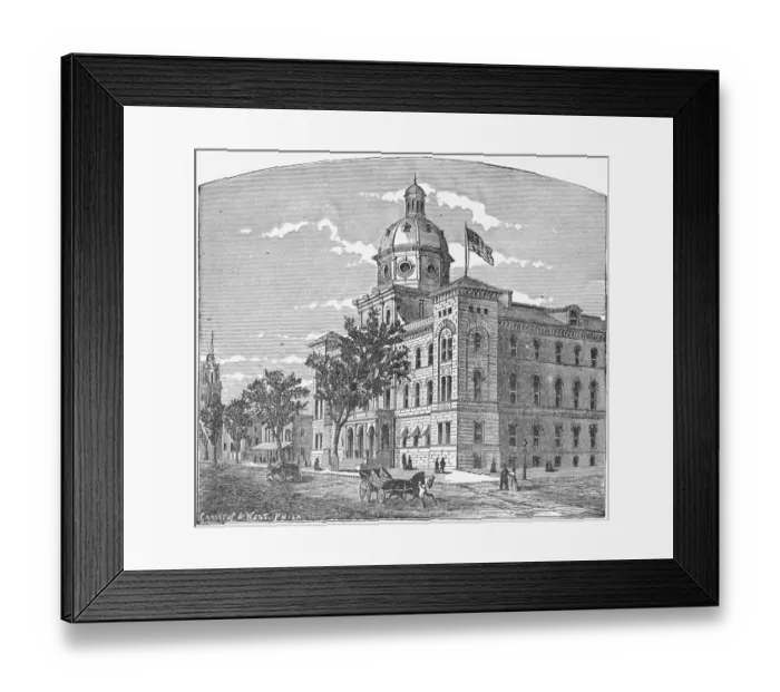 Framed Print : Portland City Hall Framed Print : Portland City Hall