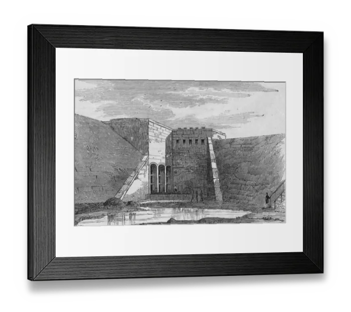 Framed Print : Exterior View Of Central Park Reservoir Framed Print : Exterior View Of Central Park Reservoir
