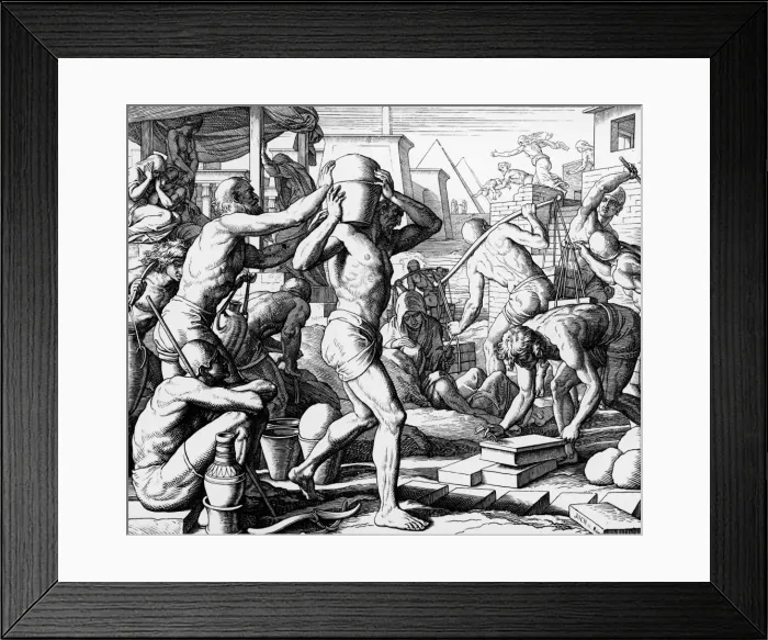 Framed Print : Egyptian Slaves Framed Print : Egyptian Slaves