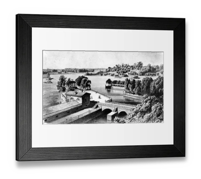 Framed Print : Fairmont Water Works Framed Print : Fairmont Water Works