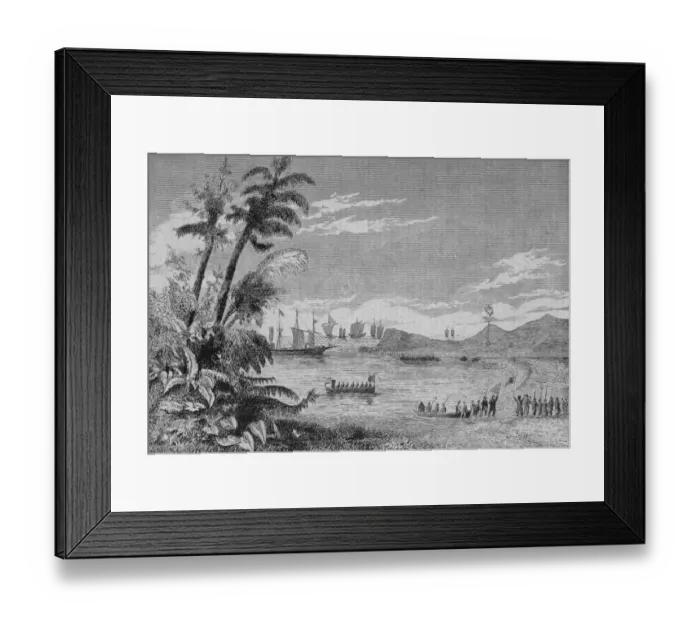 Framed Print : Cabral Taking Possession Of Brazil Framed Print : Cabral Taking Possession Of Brazil