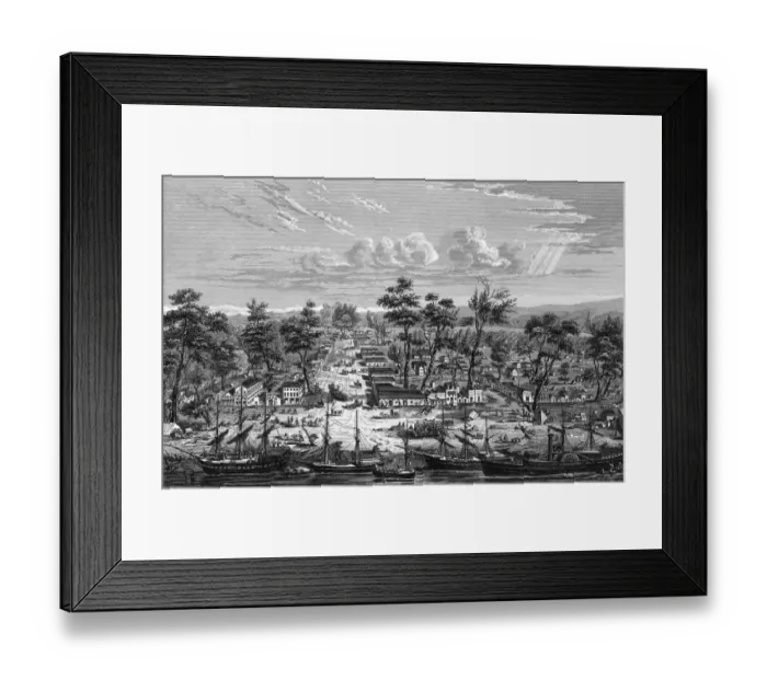 Framed Print : Sacramento City, California Framed Print : Sacramento City, California