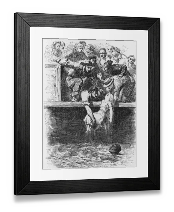 Framed Print : Uncle Toms Cabin Illustration Framed Print : Uncle Toms Cabin Illustration