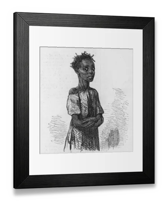 Framed Print : Uncle Toms Cabin Illustration Framed Print : Uncle Toms Cabin Illustration
