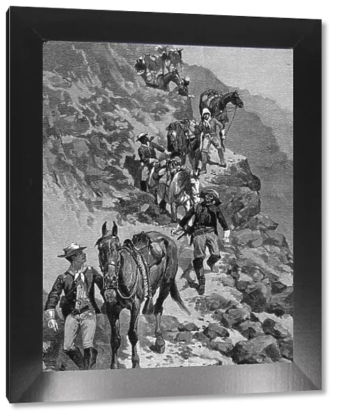 Buffalo Soldiers on mountain pass