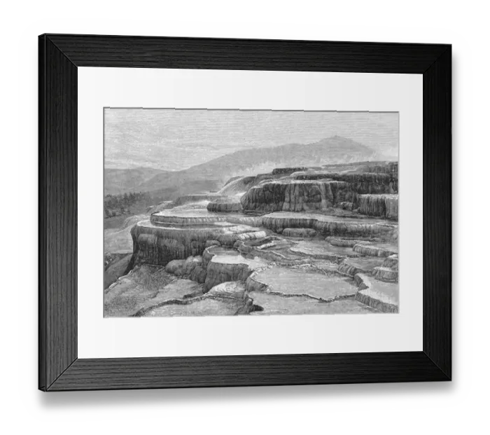 Framed Print : Canyons of Yellowstone National Park, Wyoming Framed Print : Canyons of Yellowstone National Park, Wyoming