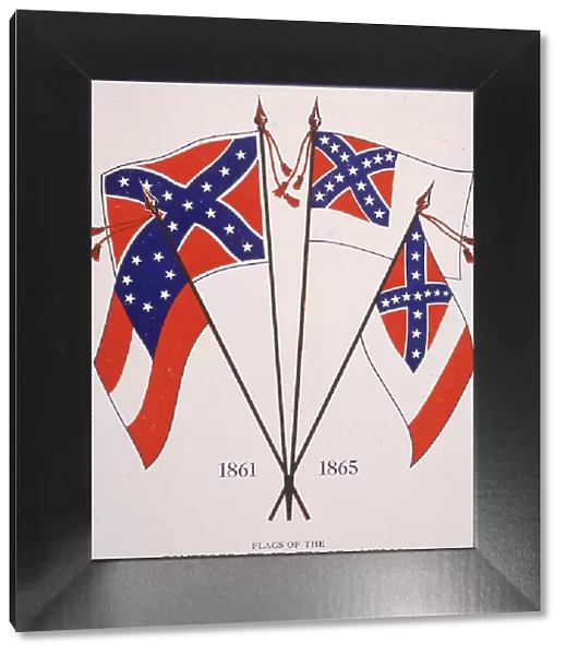 Confederate US Flags From 1861 To 1865