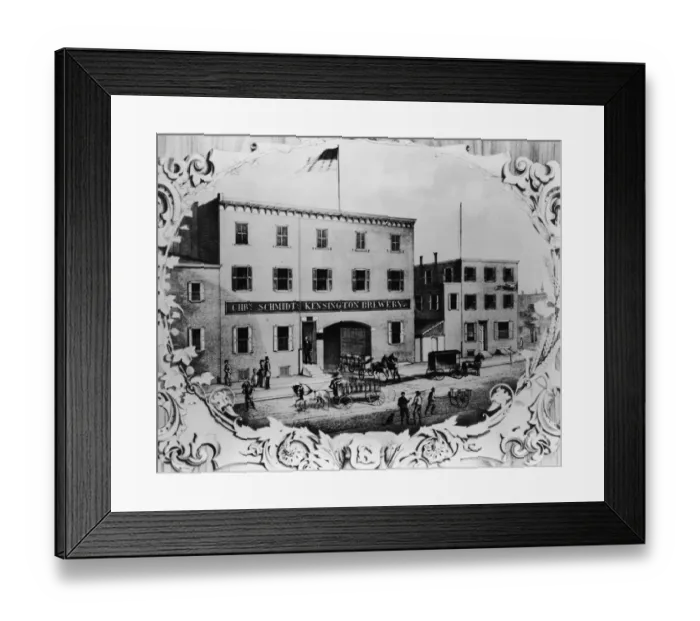 Framed Print : 19th Century Brewery Framed Print : 19th Century Brewery