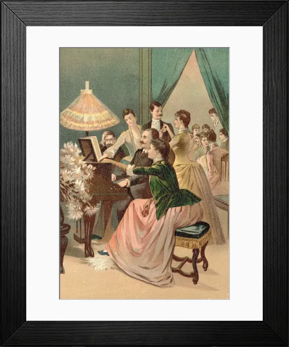 Framed Print : Entertaining At A Party Framed Print : Entertaining At A Party