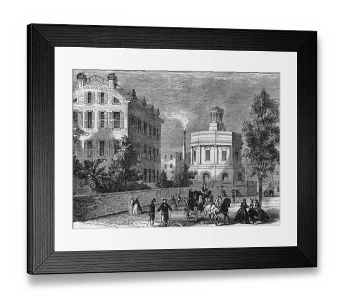 Framed Print : View Of Manhattan Reservoir Framed Print : View Of Manhattan Reservoir