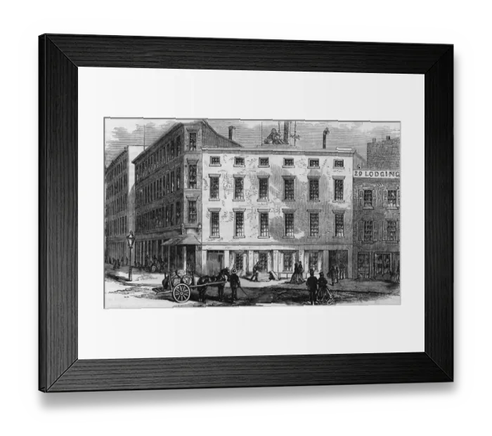 Framed Print : Reservoir At Reade & Centre Streets Framed Print : Reservoir At Reade & Centre Streets