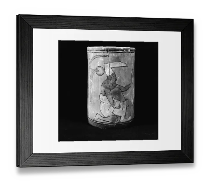 Framed Print : Pottery Vase From Mayan Burial Tomb Framed Print : Pottery Vase From Mayan Burial Tomb