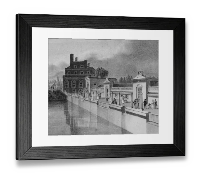 Framed Print : Fairmont Water Works Framed Print : Fairmont Water Works